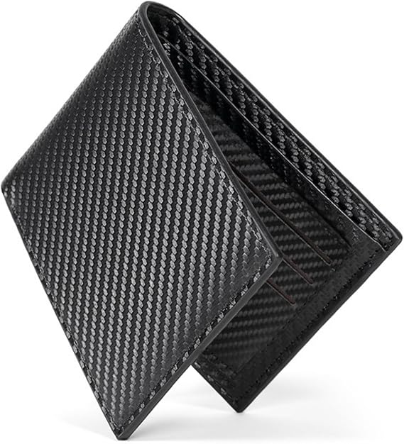 Wallets Slim Carbon Fiber Leather Card Minimalist Wallet