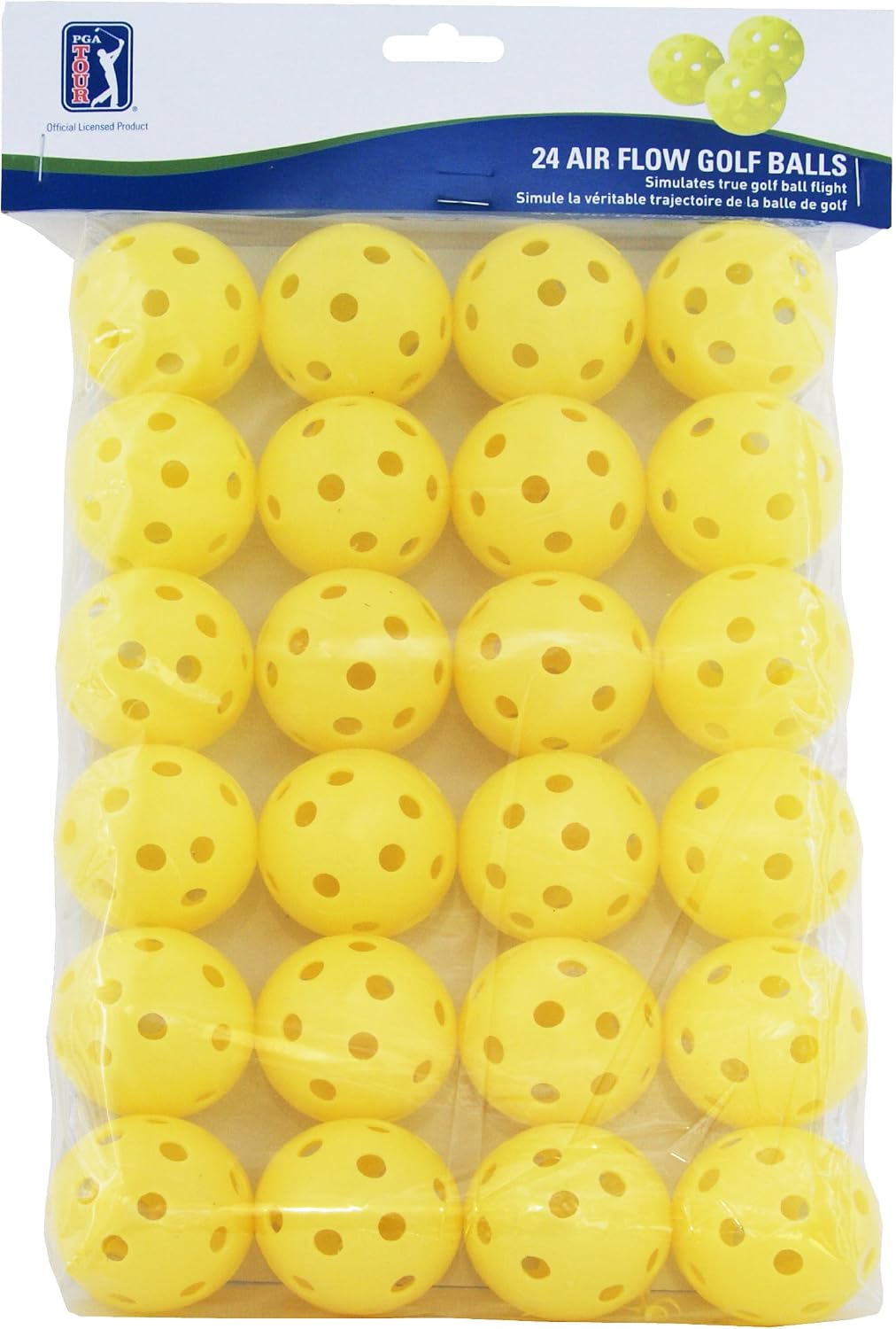 PGA Tour 24 Air Flow Practice Golf Balls