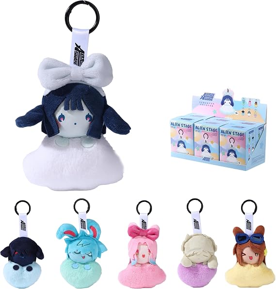 YJacuing Alien Stage Rabbit Series Blind Box Cloud Plush Keychain | Official, Anime, ALNST, Bag Charm, Pendant, Merch