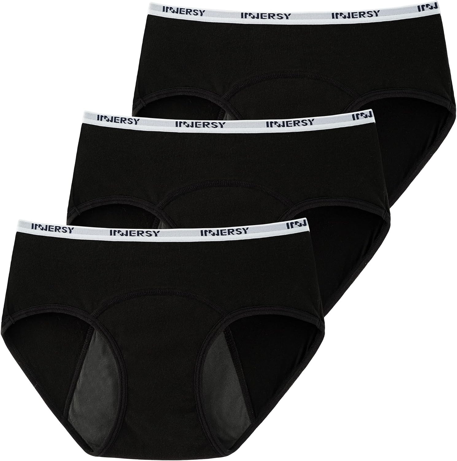 INNERSY Teen Girls Knickers Period Pants Cotton Leakproof Menstrual Underwear Pack of 3