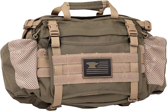 Mountainsmith Tour EVO ランバーパック。, ロデン, 11.5 x 10 x 5in, 9L 550cu in | 9L タクティカルバッグ MOLLE付き ハンティング EDC バックカントリー旅行 ハイキング用