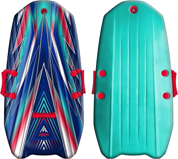 36in Winter Foam Snow Sled with Tow Rope and Handles