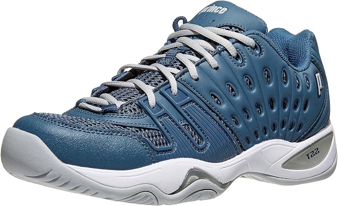 Prince T22 White/Navy/Silver Men's Shoes