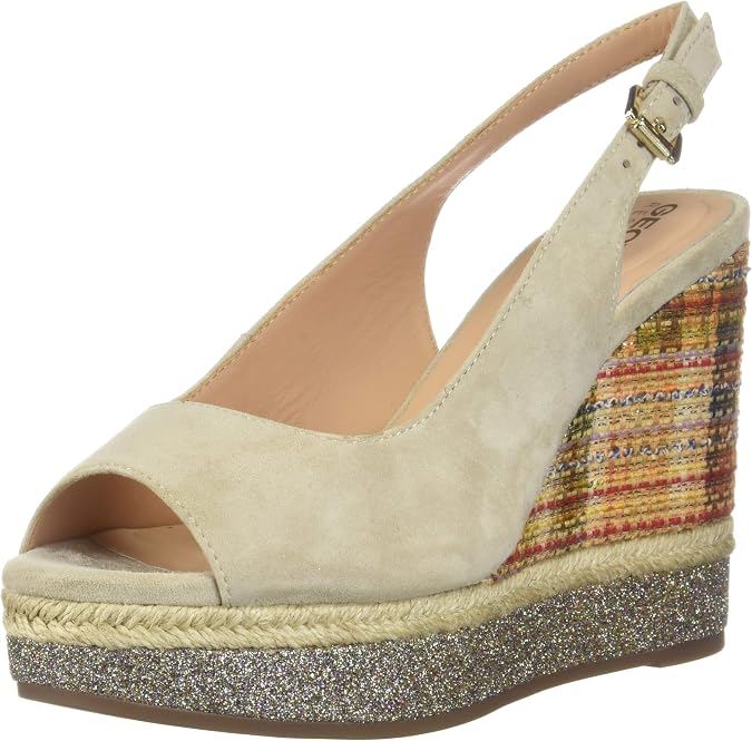 Geox - geox yulimar sandalo donna zeppa 11cm memory d92cfa