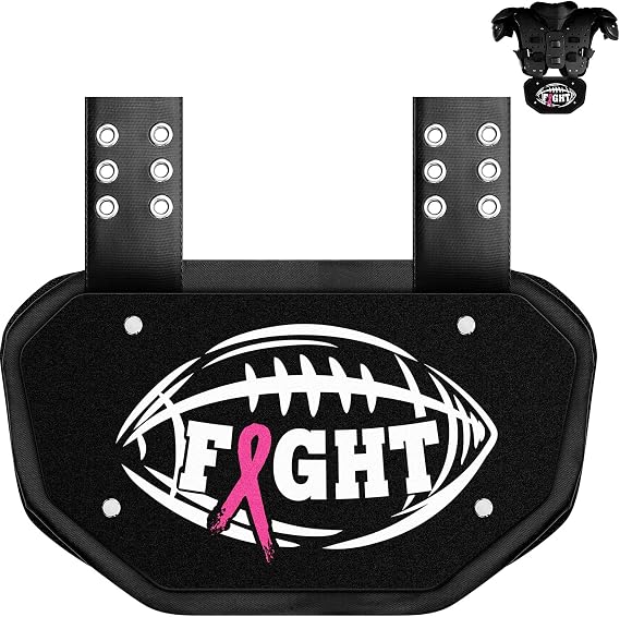 Liliful Football Back Plate, Hard Sport Lower Back Pads, Protector, Ribbon