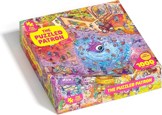 The Puzzled Patron 1000-Piece Puzzle by Magic Puzzle Company Series 3