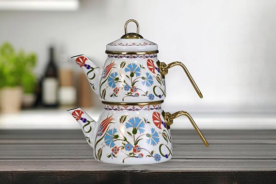 PR Home Defne Mini Model Emaye Çaydanlık