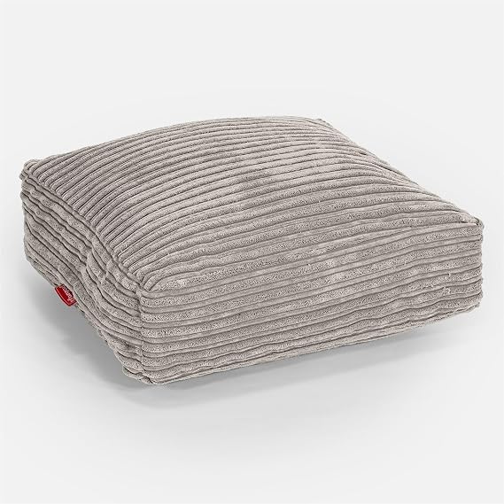 Lounge Pug Large Floor Cushion Square Pillow Seating Cord Mink