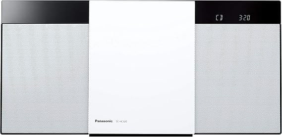 Panasonic SC-HC320-W Mini Compo, FM/AM 2 Bands, Bluetooth Compatible, USB Memory Recording Function