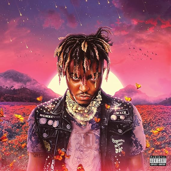 Juice Wrld - Legends Never Die - Hip-Hop/Rap Album Cover POSTER - Measures 12 x 12 inches