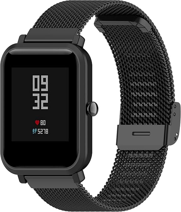 Metal Mesh Loop Intended for HOXLRSA/Kimeag/Onaneag/TAEPOK P110 Watch Band for Women&Men Wristbands Adjustable Strap Replacement Bands