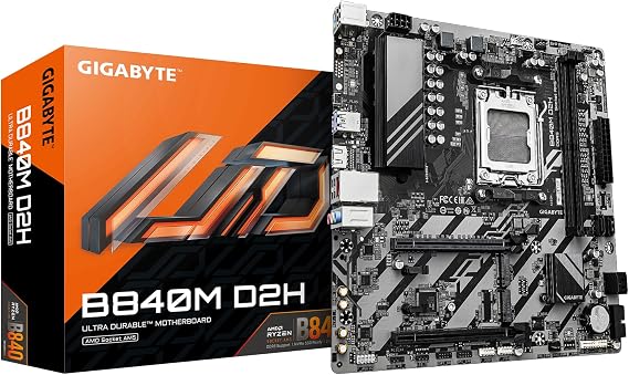 GIGABYTE B840M D2H AMD AM5 mATX ULTRA DURABLE Anakart