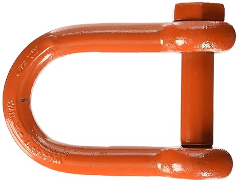 CM M7156P Long Reach Shackle with Painted Screw Pin, 28,000 lb Work Load Limit, 1-1/4" Size