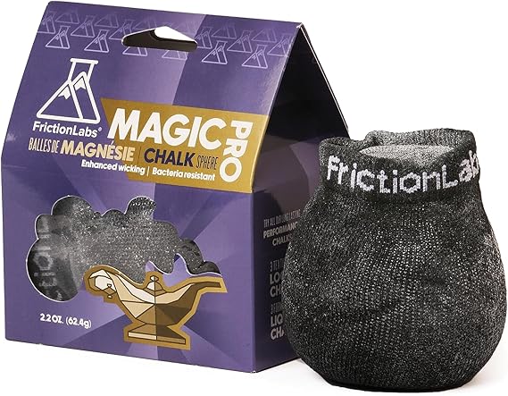 Friction Labs Magic Chalk Ball, Premium Gym Chalk Ball in Refillable Sock