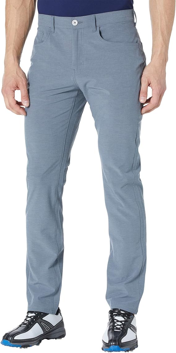Callaway Mens EverPlay 5-Pocket Golf Pants with Comfort Waistband, Stretch Non-Iron Fabric, Moisture-Wicking, Tapered Fit