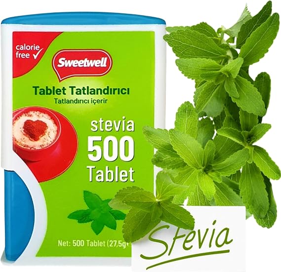 Sweetwell Stevia Tablet Tatlandırıcı 500 Tablet Sıfır Kalori