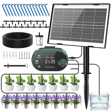 3W Solar Irrigation System with Anti-Siphoning Device 22 Timer Modes