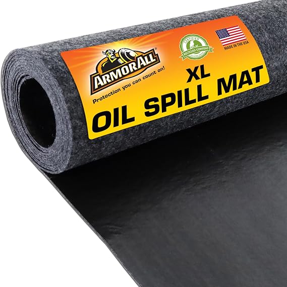 Armor All Premium Oil Spill Mat, Garage Floor Maintenance Mat, 30" x 59"