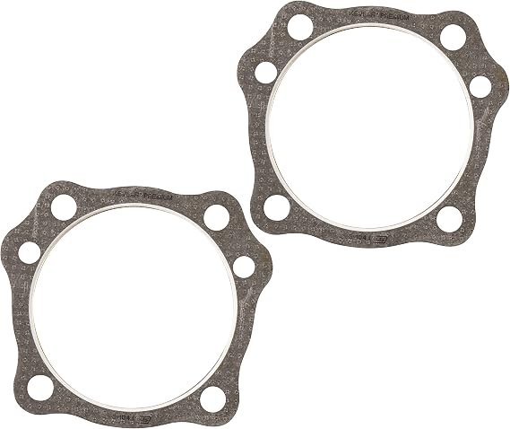 S&S Cycle Head Gasket, 4", TC Style, 2 Pack Compatible for Harley-Davidson FXD 99-16