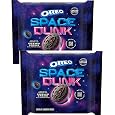 AI ALL IN Oreo Space Dunk Chocolate Sandwich Cookies, Limited Edition, 5 Galatic Designs & Cosmic Creme With Popping Candy, Two 2 Packs of 10.68 oz