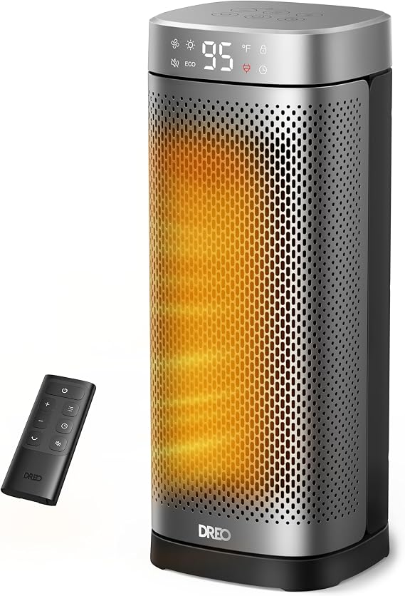 DREO Space Heaters for Indoor Use, Portable Electric Heater for Home Office