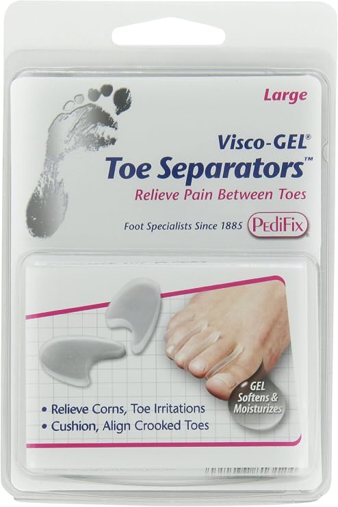 PediFix Visco-gel Toe Separators, Large, 2 Count
