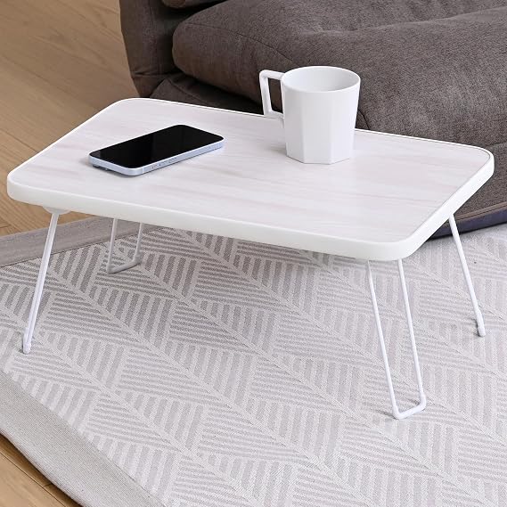 Yamazen MLT-4530 GWH Low Table, Foldable, Width 17.7 x Depth 11.8 x Height 7.9 inches 45 x 30 x 20 cm, Compact Mini Folding Legs, Simple Type, For Living Alone, Finished Product, White