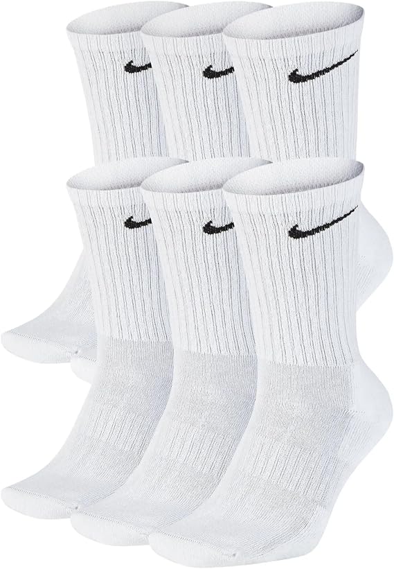 NIKE Unisex Performance Cushion Crew Socks With Band (6 Pairs) performance cushion crew socks 6 pairs - band (pack of 36)