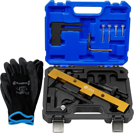 Kuntech Engine Camshaft Locking Timing Tool Kit Compatible with BMW Z4 318i 320i 316i 118i N42 N46 N46T E87 E46 E60 E90 E85 Engine, Replace for OEM 119350 119291 118700
