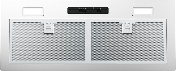 Zephyr 28 inch Essentials Power Twister Ducted/Ductless Built In/Insert Range Hood - 400 CFM Powerful Built In Kitchen Cabinet Vent Hood for Stove - Electric Stainless Steel, LED Lights AK8000CS