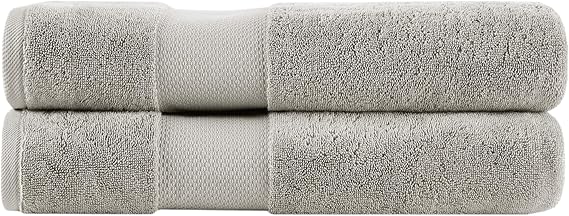 Madison Park Turkish 600 GSM Bath Sheet Set, 35 x 70 in - 2 Piece, Grey