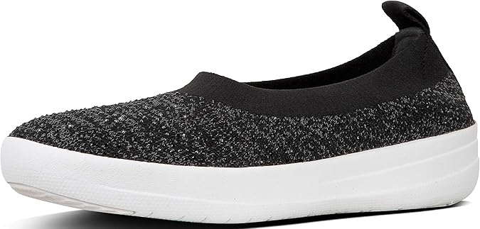 FitFlop Women's Uberknit Ballerina - Crystal