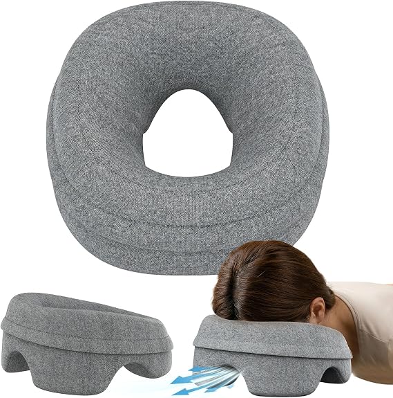 Face Down Pillows for Massage Table, Massage Headrest for Bed, Stomach Sleeping Pillow, BBL Pillows After Surgery Post Eye Surgery Recovery