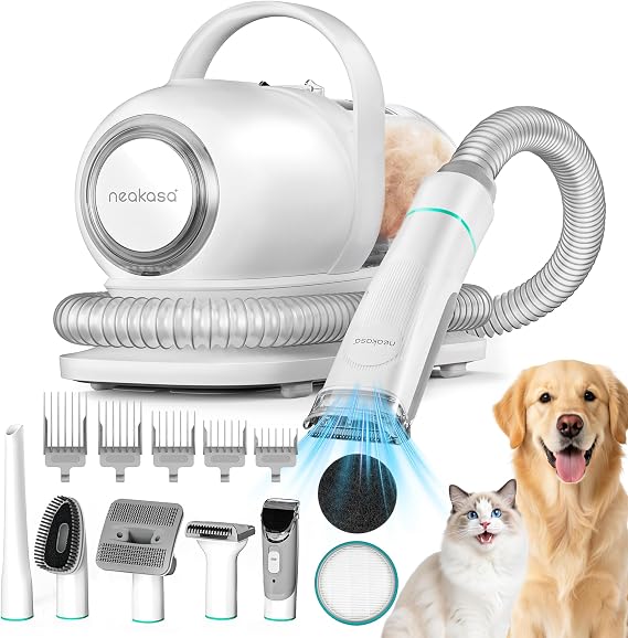 Neakasa P1 Pro Dog Grooming Vacuum, 6-in-1 Kit, 2-Year Protection Plan