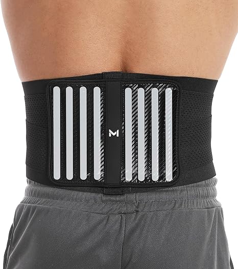 Back Brace for Lower Back Pain Relief with 8 Stays for Women and Men, Adjustable Lumbar Support Belt for Sciatica, Herniated Disc, Back Support for Work, Sports, Fitness (Large)