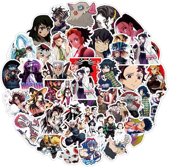 Demon Slayer Stickers Pack of 100 Demon Slayer Vinyl Stickers