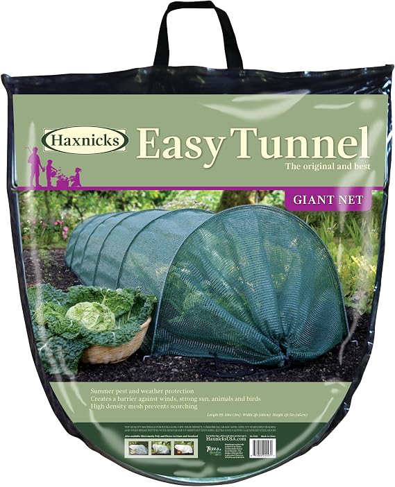 Tierra Garden 50-5020 Haxnicks Easy Shade Net Tunnel Garden Cloche, Giant