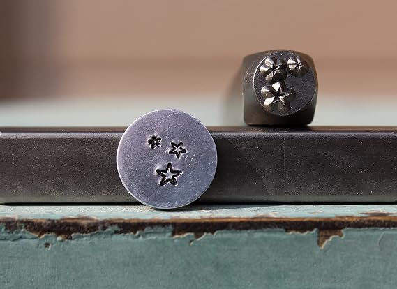 6mm Star Cluster Metal Punch Design Stamp - Supply Guy - CH-561