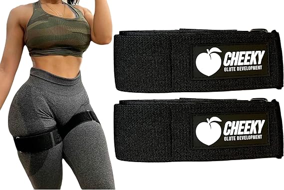 BFR Booty Bands for Women - Blood Flow Occlusion Straps for Butt and Legs Restriction Glute Training