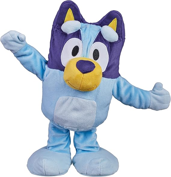 Bluey Dance and Play 14" Animated Plush with Phrases and Songs