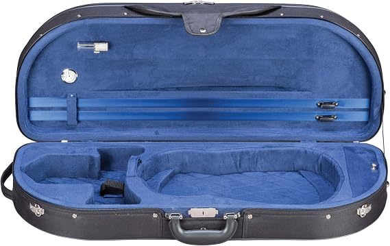 Heritage Go! Viola Case Lightweight with Backpack Straps, Fits 15"-15.5" Violas, Foam Shell, Hygrometer & Music Pocket