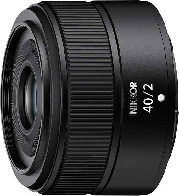 Nikon NIKKOR Z 40mm f/2 | Large aperture 40mm prime lens for Z series mirrorless cameras | Nikon USA Model | Compact 40mm F/2 Z-Mount Prime, 0.29 M Close Focus, 52mm Filter Thread, 2 Aspherical Elements, 170 G
