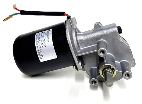 (PN01007-38) 3/8" D Shaft 12V DC Reversible Electric Gear Motor 50 RPM