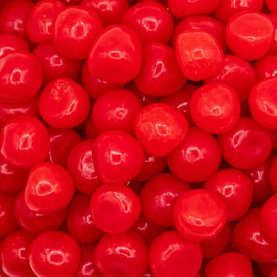 Cherry Sours, Chewy Candy Balls, Sour Candy, 2 Lb Bag | Old Fashioned Candy