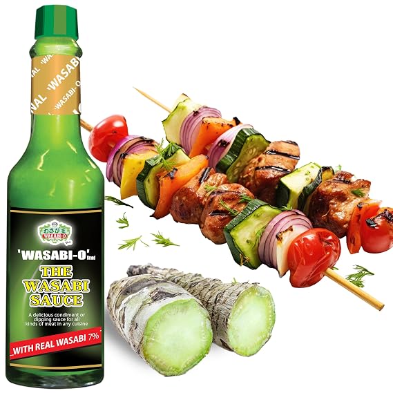 Wasabi-O Hot & Spicy Wasabi Sauce, Mild Heat, 1 x 2.2 Oz