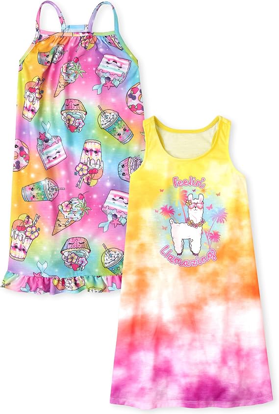 The Children's Place Girls' Sleeveless Nightgown
