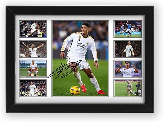 AllStarMedia Jude Bellingham Signed Poster Print | Limited Edition Autograph Fan Gift | Collectible Memorabilia Merchandise - Gift for Football Enthusiasts (Unframed A3 (30x40cm))