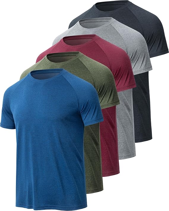 BALENNZ Workout Shirts for Men Short Sleeve Mens Athletic T-Shirts