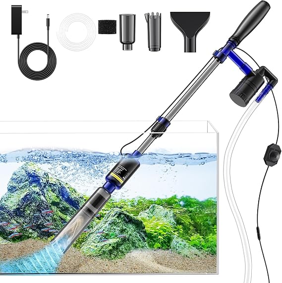 Mildhug Fish Tank Cleaner - Fish Tank Gravel Cleaner Vacuum