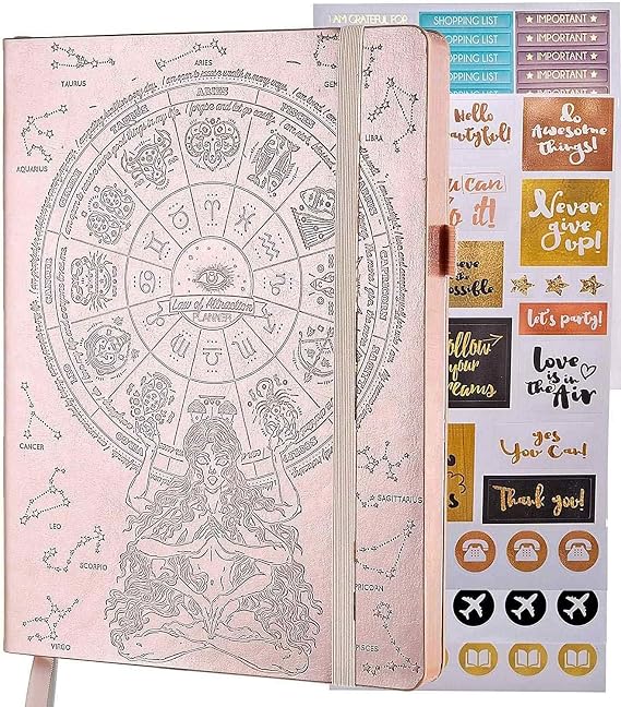Life Planner - Undated Deluxe Weekly, Monthly Planner, a 12 Month Journey to Increase Productivity & Happiness, Life Organizer, Gratitude Journal, Law of Attraction Planner - Start Anytime